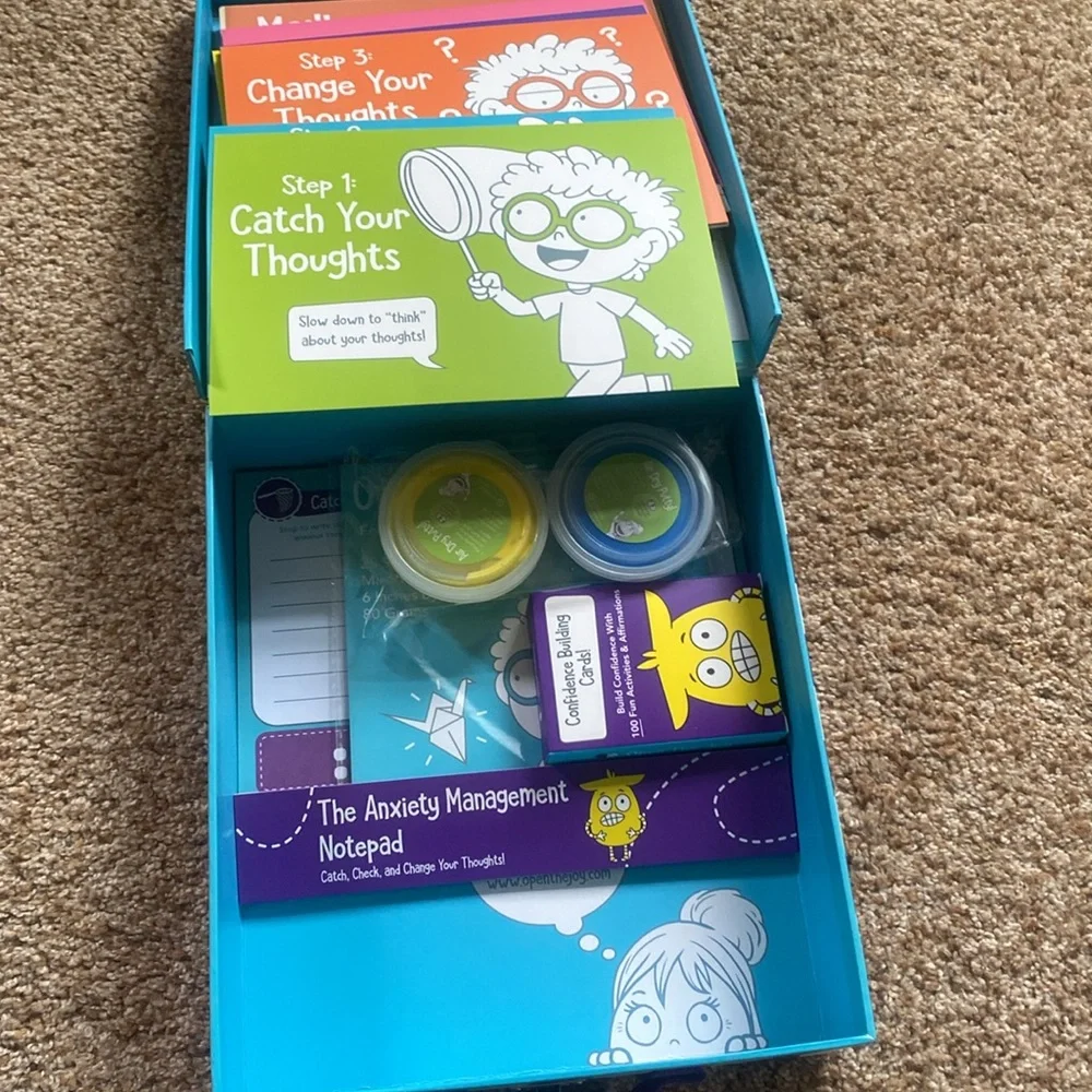 Open The Joy Anxiety Management Box for Kids